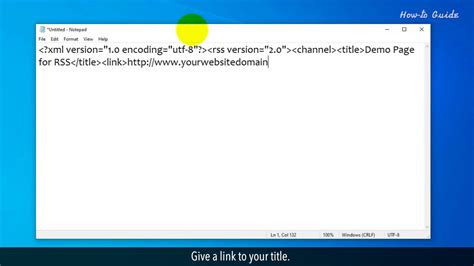 How to Create an RSS Feed .